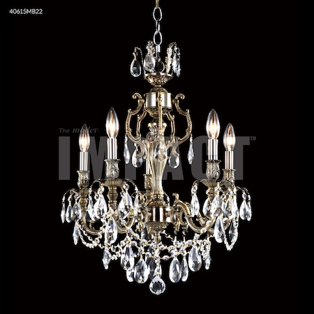 James R Moder Brindisi 5 Arm Chandelier 40615MB0T